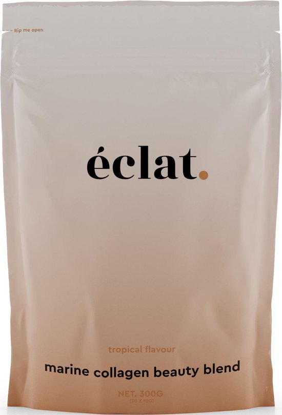 éclat Marine Collagen Beauty Blend ® (30 sachets met 6 gram type 1 en 3 vis collageen peptides) – Collageen poeder – Collageen supplement