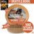 MENSMUNDI® Airfryer Bakpapier – Airfryer Bakpapier XXL – Airfryer Wegwerpbakjes – 100 stuks