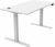 Zit sta bureau elektrisch verstelbaar | 140×70 cm | frame wit – blad wit | Memory bediening